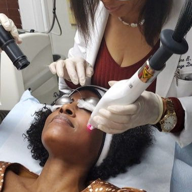 Non-surgical fat dissolving treatment for small, targeted areas like jawline, underarms, and inner thighs