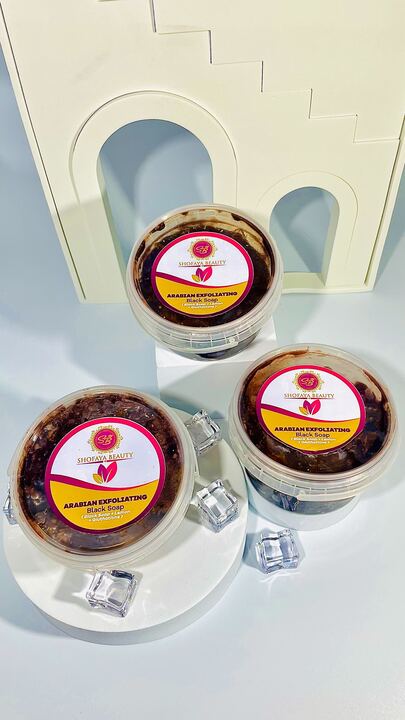 Arabian Exfoliating Black Soap