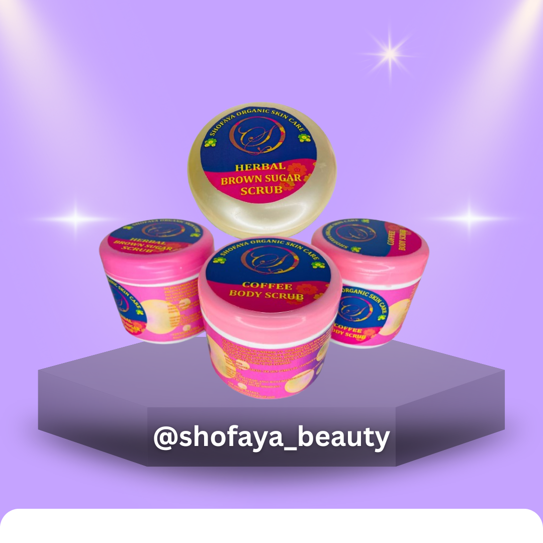 Body scrub collection for glowing skin, featuring natural ingredients and luxurious textures.