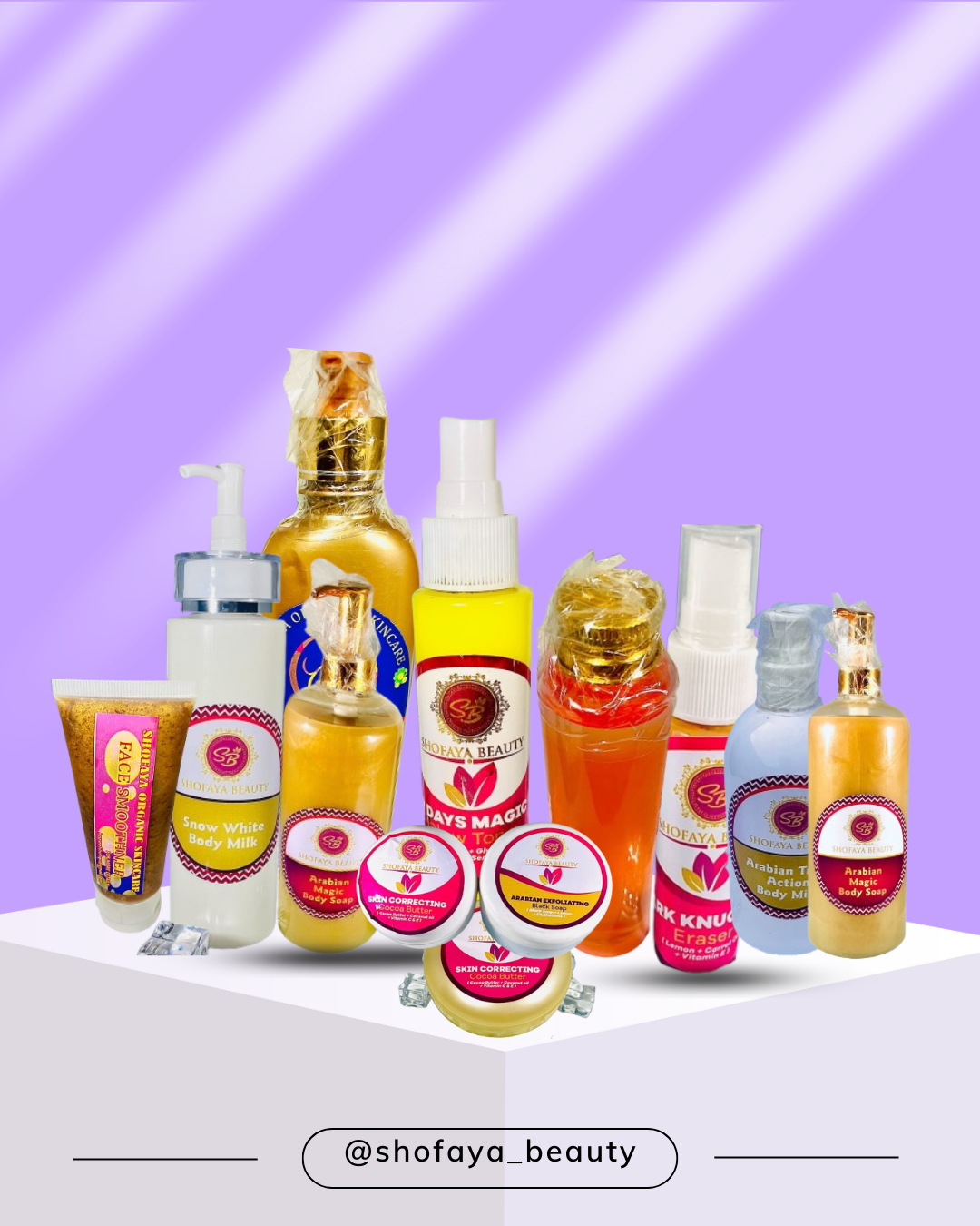 Skincare essentials for glowing and healthy skin.